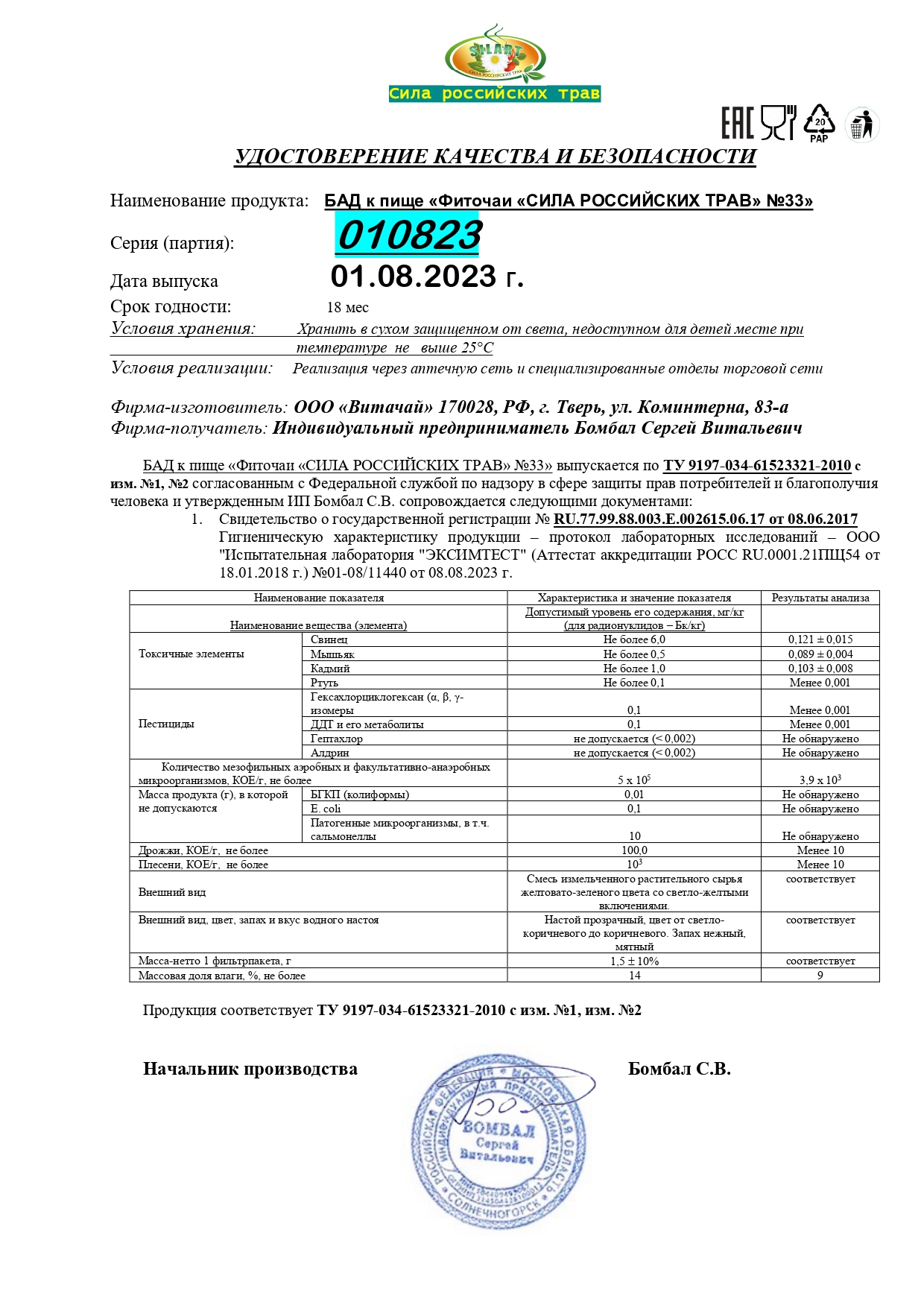 Паспорт №082023